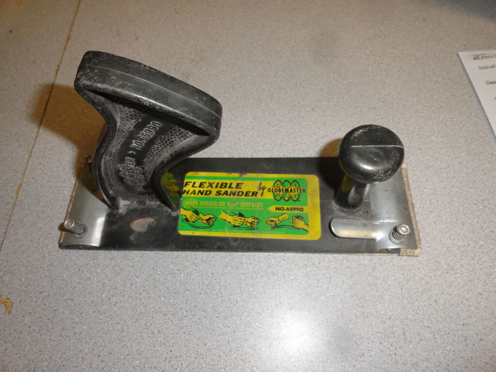 Klamath Tool Library hand sander, flexible plastic